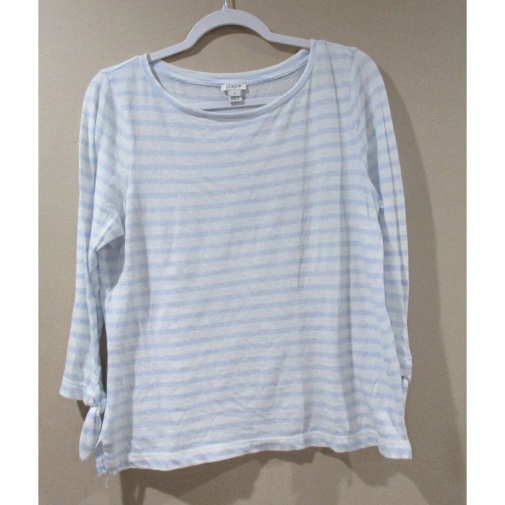 J.Crew Striped Blouse Women M